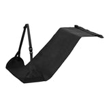 Maxbell Airplane Foot Hammock Premium Travel Foot Rest for Women Men Car Office Home Black