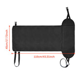 Maxbell Airplane Foot Hammock Premium Travel Foot Rest for Women Men Car Office Home Black