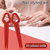 Maxbell 10Pcs Nail Polish Protector for Fingers Multipurpose Portable Manicure Tools