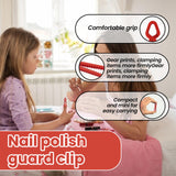 Maxbell 10Pcs Nail Polish Protector for Fingers Multipurpose Portable Manicure Tools