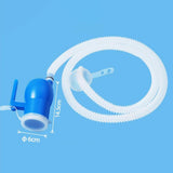 Maxbell Men Urine Bottle Good Sealing Urine Collection Pot for Lying Seniors Camping Blue 1.6m Hose