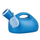 Maxbell Men Urine Bottle Good Sealing Urine Collection Pot for Lying Seniors Camping Blue 1.6m Hose