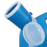 Maxbell Men Urine Bottle Good Sealing Urine Collection Pot for Lying Seniors Camping Blue 2m Hose
