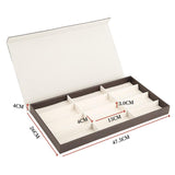 Maxbell Glasses Display Case Portable Sturdy Jewelry Organizer for Table Home Drawer Coffee