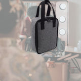 Maxbell Travel Makeup Bag Lightweight Thick Multifunctional Cosmetic Bag with Handle 17x9x23cm