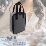 Maxbell Travel Makeup Bag Lightweight Thick Multifunctional Cosmetic Bag with Handle 17x9x23cm