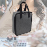 Maxbell Travel Makeup Bag Lightweight Thick Multifunctional Cosmetic Bag with Handle 23x9x26cm