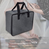 Maxbell Travel Makeup Bag Lightweight Thick Multifunctional Cosmetic Bag with Handle 40x20x32cm