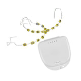 Maxbell Temporary Tooth Decoration with Box Orthodontist Explain Props Ligature Ties yellow