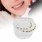 Maxbell Temporary Tooth Decoration with Box Orthodontist Explain Props Ligature Ties yellow