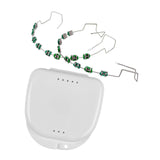 Maxbell Temporary Tooth Decoration with Box Orthodontist Explain Props Ligature Ties green