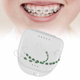 Maxbell Temporary Tooth Decoration with Box Orthodontist Explain Props Ligature Ties green