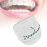 Maxbell Temporary Tooth Decoration with Box Orthodontist Explain Props Ligature Ties green