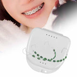 Maxbell Temporary Tooth Decoration with Box Orthodontist Explain Props Ligature Ties green
