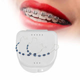 Maxbell Temporary Tooth Decoration with Box Orthodontist Explain Props Ligature Ties dark blue