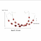 Maxbell Temporary Tooth Decoration with Box Orthodontist Explain Props Ligature Ties red