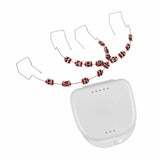 Maxbell Temporary Tooth Decoration with Box Orthodontist Explain Props Ligature Ties red
