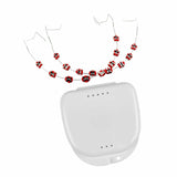 Maxbell Temporary Tooth Decoration with Box Orthodontist Explain Props Ligature Ties red