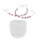 Maxbell Temporary Tooth Decoration with Box Orthodontist Explain Props Ligature Ties pink