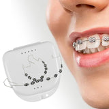 Maxbell Temporary Tooth Decoration with Box Orthodontist Explain Props Ligature Ties black
