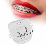 Maxbell Temporary Tooth Decoration with Box Orthodontist Explain Props Ligature Ties black