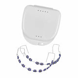 Maxbell Temporary Tooth Decoration with Box Orthodontist Explain Props Ligature Ties violet