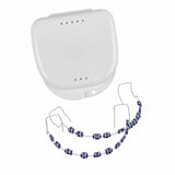 Maxbell Temporary Tooth Decoration with Box Orthodontist Explain Props Ligature Ties violet