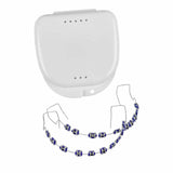 Maxbell Temporary Tooth Decoration with Box Orthodontist Explain Props Ligature Ties violet