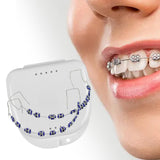 Maxbell Temporary Tooth Decoration with Box Orthodontist Explain Props Ligature Ties violet