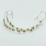 Maxbell Temporary Tooth Decorations with Hook with Box Metal Bracket Gift for Family yellow