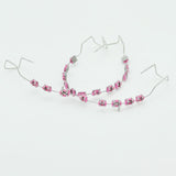 Maxbell Temporary Tooth Decorations with Hook with Box Metal Bracket Gift for Family pink