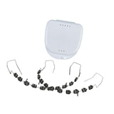 Maxbell Temporary Tooth Decorations with Hook with Box Metal Bracket Gift for Family black