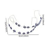 Maxbell Temporary Tooth Decorations with Hook with Box Metal Bracket Gift for Family violet