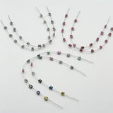 Maxbell 2x Temporary Tooth Decoration Brace Accessory Brace Chain Ligature Ties Dark Blue