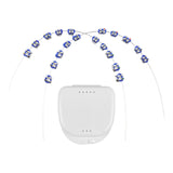 Maxbell 2x Temporary Tooth Decoration Brace Accessory Brace Chain Ligature Ties Dark Blue