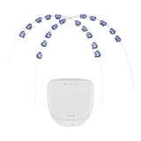 Maxbell 2x Temporary Tooth Decoration Brace Accessory Brace Chain Ligature Ties Dark Blue