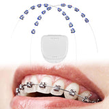 Maxbell 2x Temporary Tooth Decoration Brace Accessory Brace Chain Ligature Ties Dark Blue