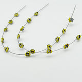 Maxbell 2x Temporary Tooth Decoration Brace Accessory Brace Chain Ligature Ties Yellow