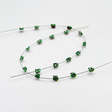 Maxbell 2x Temporary Tooth Decoration Brace Accessory Brace Chain Ligature Ties Green