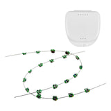 Maxbell 2x Temporary Tooth Decoration Brace Accessory Brace Chain Ligature Ties Green