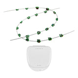 Maxbell 2x Temporary Tooth Decoration Brace Accessory Brace Chain Ligature Ties Green