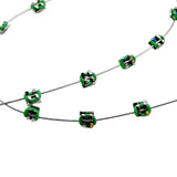Maxbell 2x Temporary Tooth Decoration Brace Accessory Brace Chain Ligature Ties Green