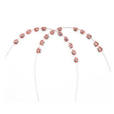 Maxbell 2x Temporary Tooth Decoration Brace Accessory Brace Chain Ligature Ties Red