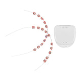 Maxbell 2x Temporary Tooth Decoration Brace Accessory Brace Chain Ligature Ties Red