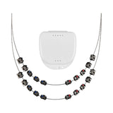 Maxbell 2x Temporary Tooth Decoration Brace Accessory Brace Chain Ligature Ties Black