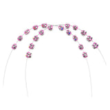 Maxbell 2x Temporary Tooth Decoration Brace Accessory Brace Chain Ligature Ties Pink