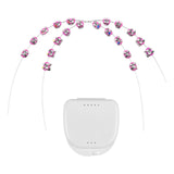 Maxbell 2x Temporary Tooth Decoration Brace Accessory Brace Chain Ligature Ties Pink