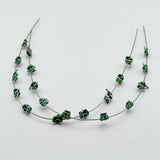 Maxbell Temporary Tooth Decoration with Metal Wires Fashionable Brace Chain Green