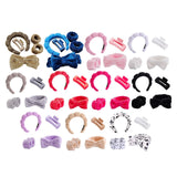 Maxbell Headband and Wristband Set Gift for Women and Girls Trendy Skincare Headband Dark Brown