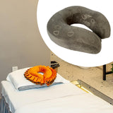 Maxbell Napping Pillow U Shape Comfortable Washable Neck Pad for Airplane Office Car